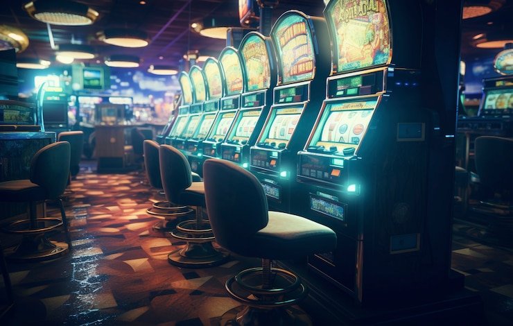 Antarmuka permainan Bonanza Gold di platform ninja hoki dengan gulungan slot dan tombol kontrol
